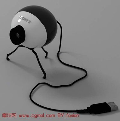 sony索尼usb免驱摄像头3d模型,数码产品,电子电器,3d模型免费下载_摩尔网 www.cgmol.com